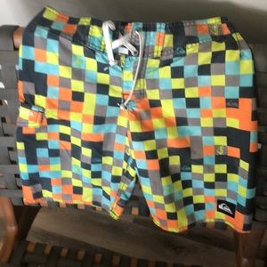 Quicksilver boys swim trunks size 24.
